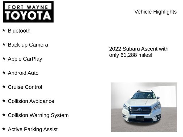 2022 Subaru Ascent Limited