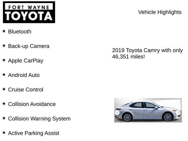 2019 Toyota Camry XLE