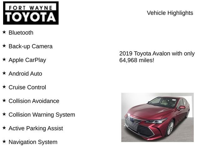 2019 Toyota Avalon Hybrid Limited