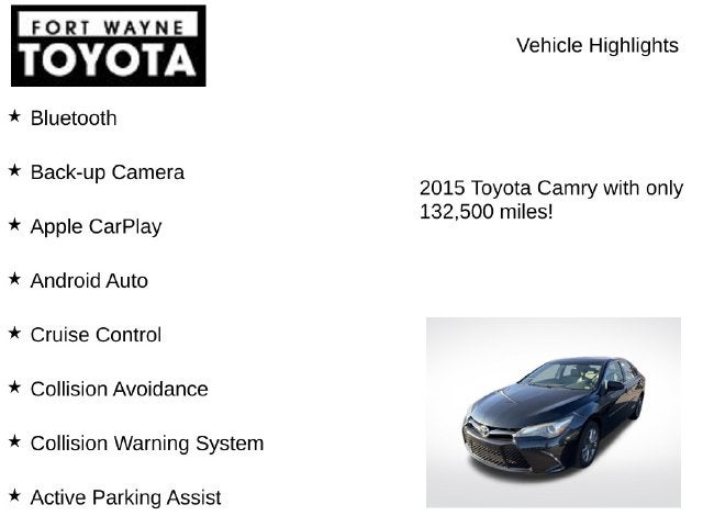 2015 Toyota Camry XLE