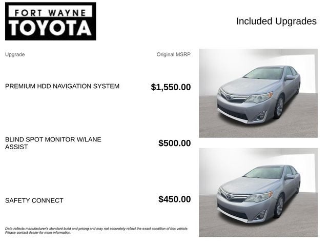 2012 Toyota Camry XLE