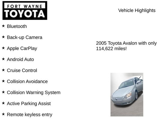 2005 Toyota Avalon XLS