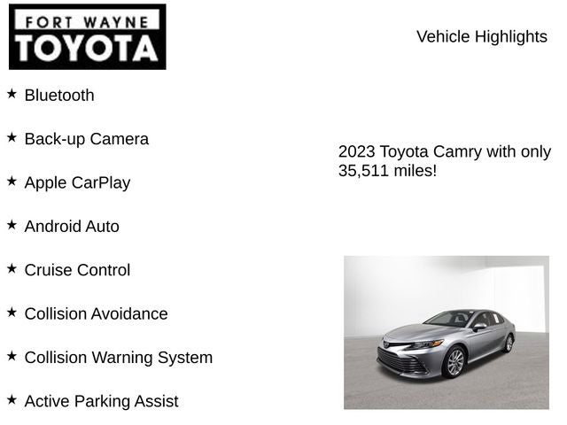 2023 Toyota Camry LE