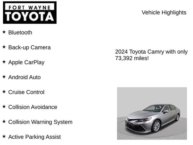2024 Toyota Camry LE