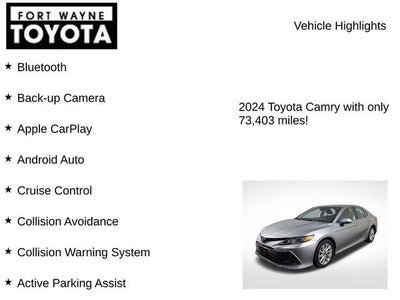 2024 Toyota Camry LE