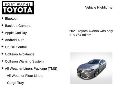 2021 Toyota Avalon Hybrid Limited