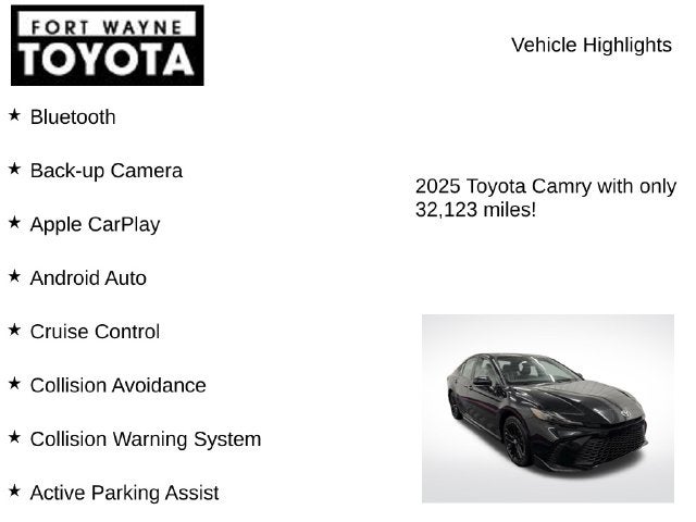 2025 Toyota Camry SE