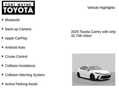 2025 Toyota Camry SE
