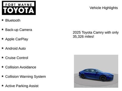 2025 Toyota Camry SE