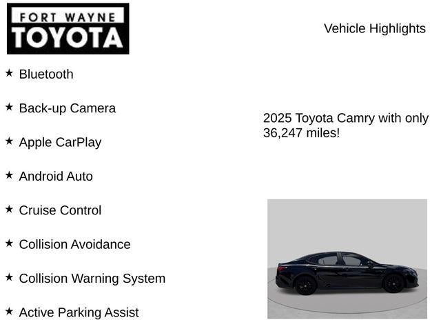 2025 Toyota Camry SE