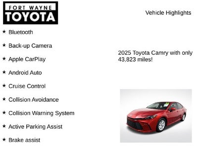 2025 Toyota Camry LE