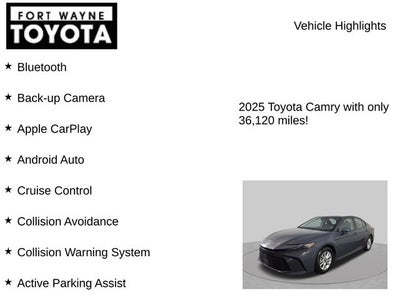 2025 Toyota Camry LE