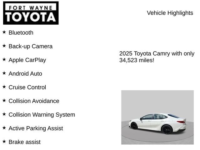2025 Toyota Camry SE