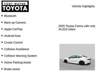 2025 Toyota Camry SE