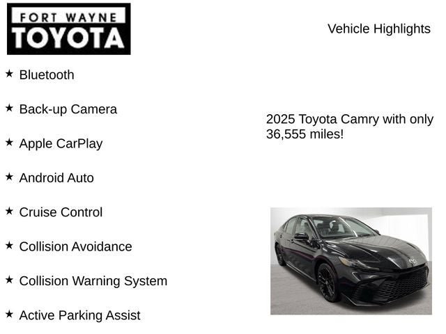 2025 Toyota Camry SE