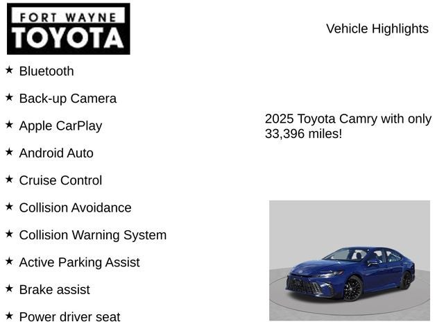 2025 Toyota Camry SE