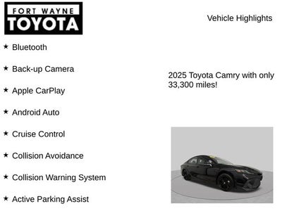 2025 Toyota Camry SE