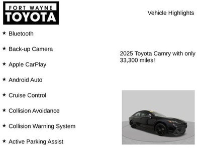 2025 Toyota Camry SE
