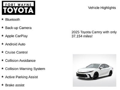2025 Toyota Camry SE