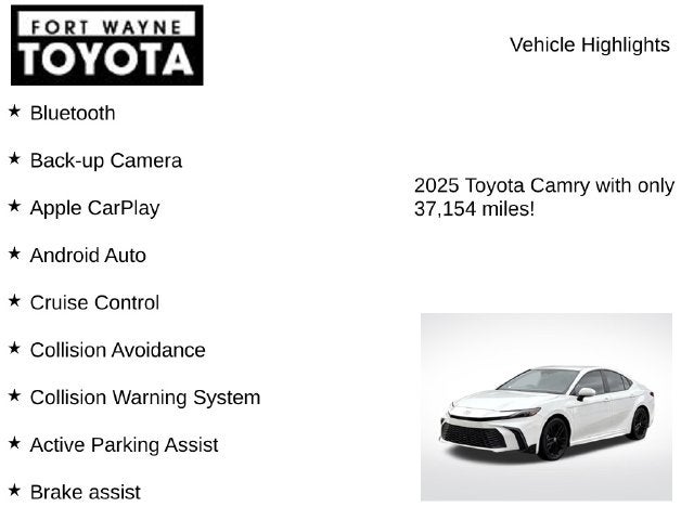 2025 Toyota Camry SE