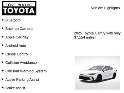 2025 Toyota Camry SE