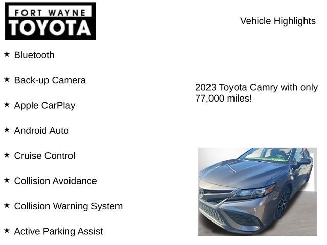2023 Toyota Camry SE
