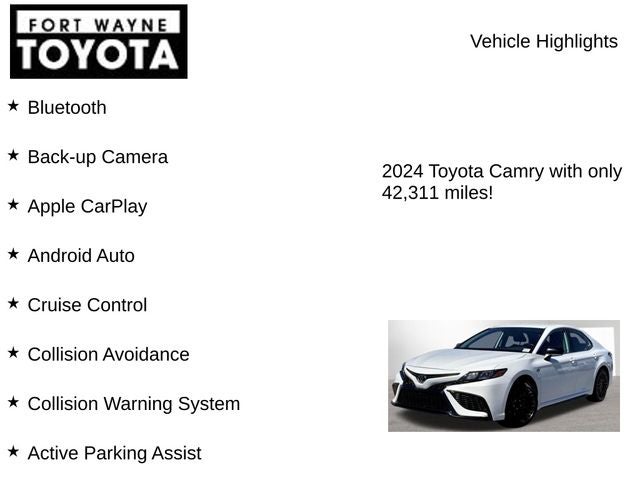 2024 Toyota Camry SE