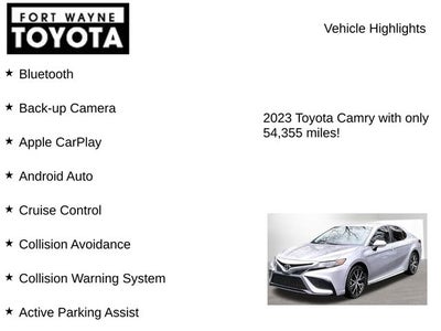 2023 Toyota Camry SE
