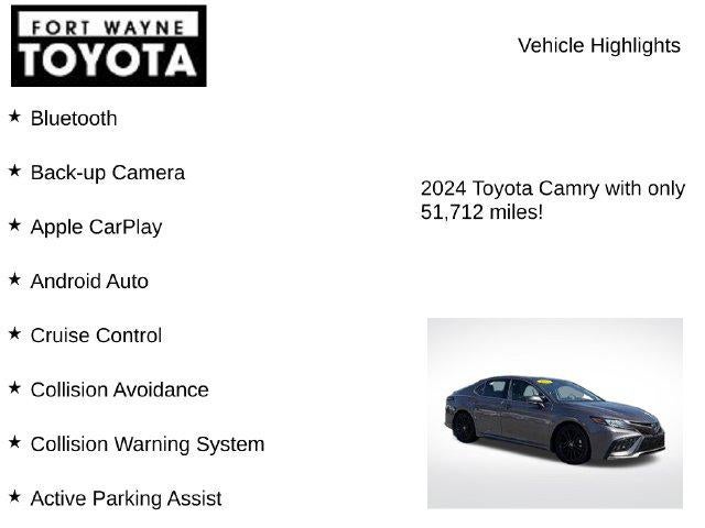 2024 Toyota Camry XSE