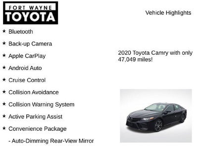 2020 Toyota Camry SE