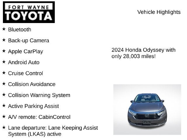 2024 Honda Odyssey EX-L