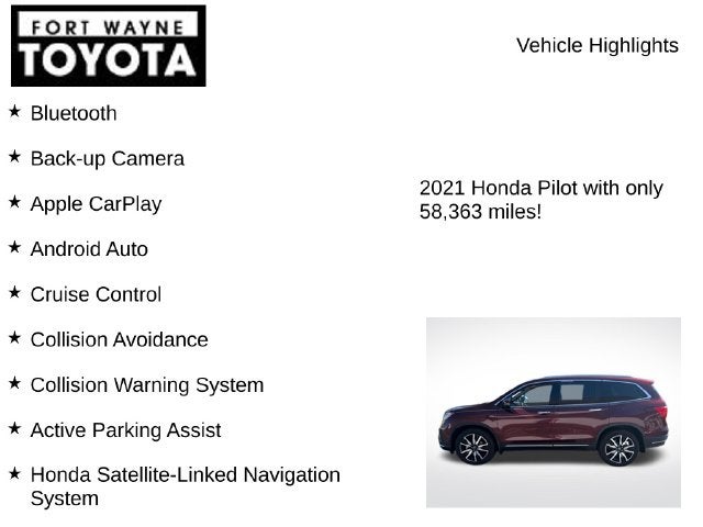 2021 Honda Pilot Elite