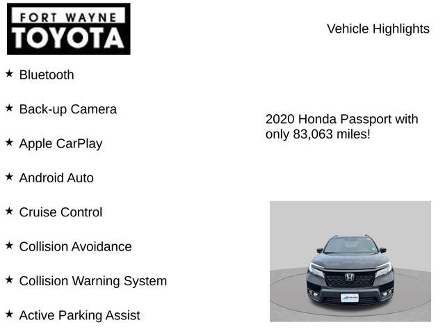 2020 Honda Passport Elite
