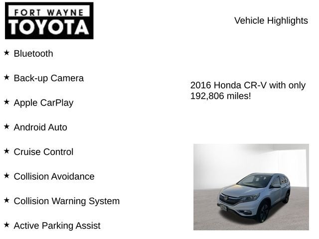 2016 Honda CR-V Touring
