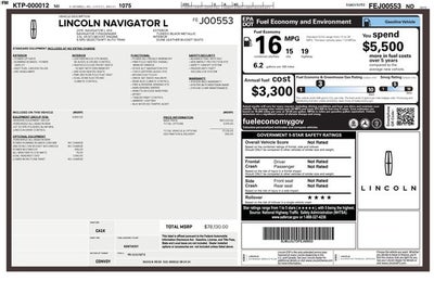 2015 Lincoln Navigator L Base