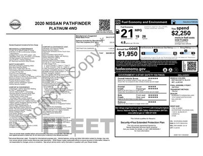 2020 Nissan Pathfinder Platinum