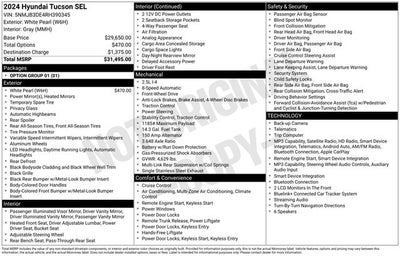2024 Hyundai Tucson SEL