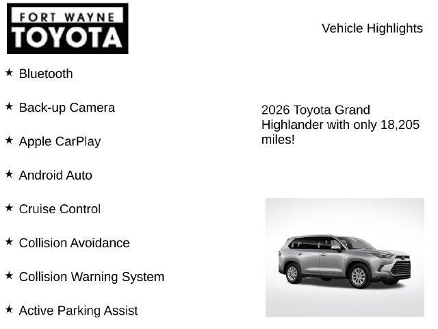 2026 Toyota Grand Highlander XLE