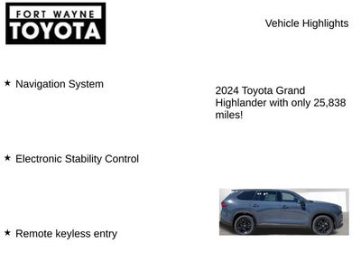 2024 Toyota Grand Highlander Platinum