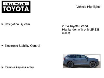 2024 Toyota Grand Highlander Platinum