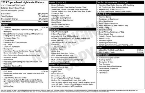 2025 Toyota Grand Highlander XLE