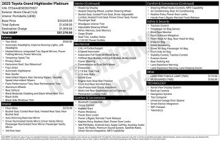 2025 Toyota Grand Highlander XLE
