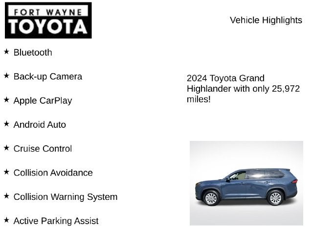 2024 Toyota Grand Highlander XLE