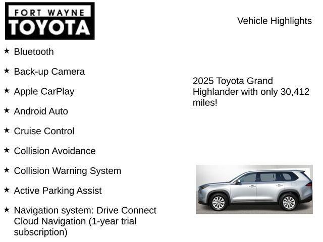 2025 Toyota Grand Highlander XLE