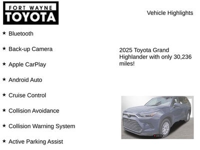 2025 Toyota Grand Highlander XLE
