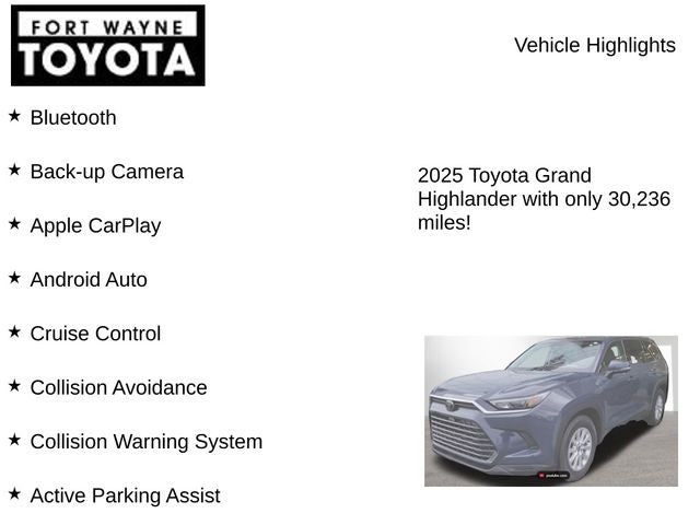 2025 Toyota Grand Highlander XLE