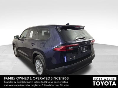 2025 Toyota Grand Highlander XLE