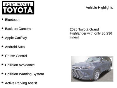 2025 Toyota Grand Highlander XLE