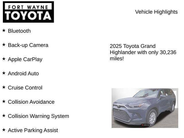 2025 Toyota Grand Highlander XLE