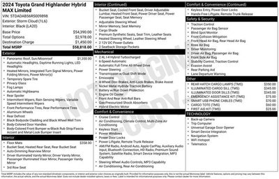 2024 Toyota Grand Highlander Hybrid MAX Limited
